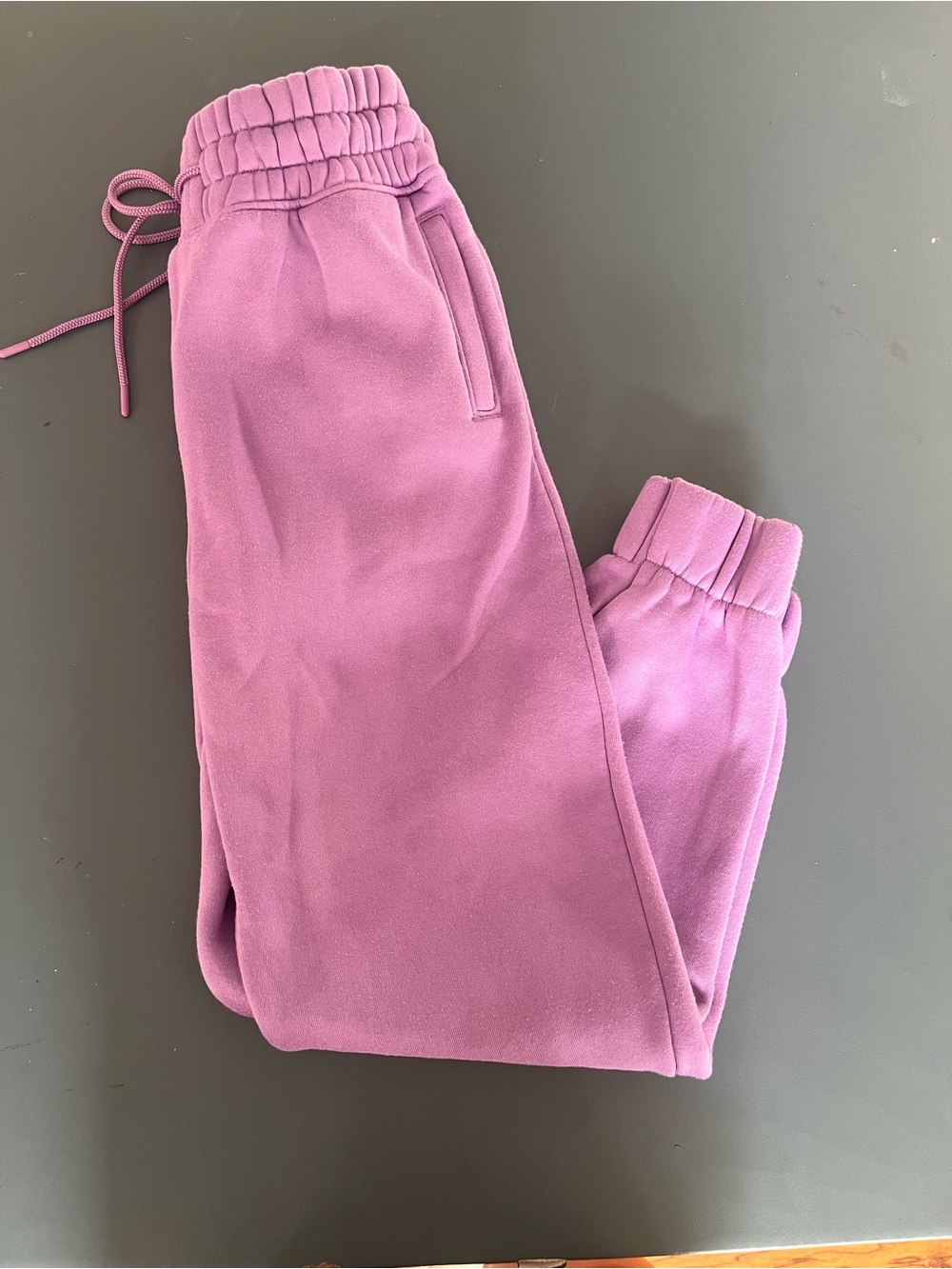 Kids Casual Drawstring Joggers in Dusty Rose